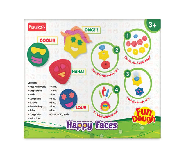 FUN DOUGH  HAPPY FACES