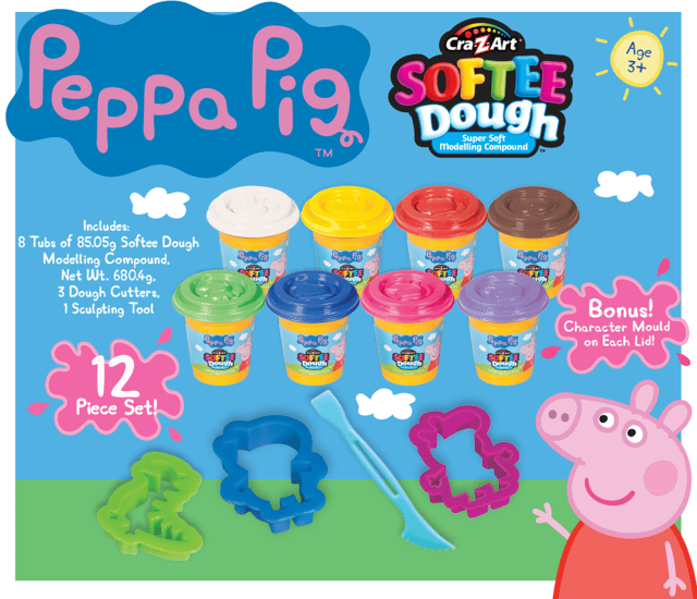 Peppa pig softee best sale dough