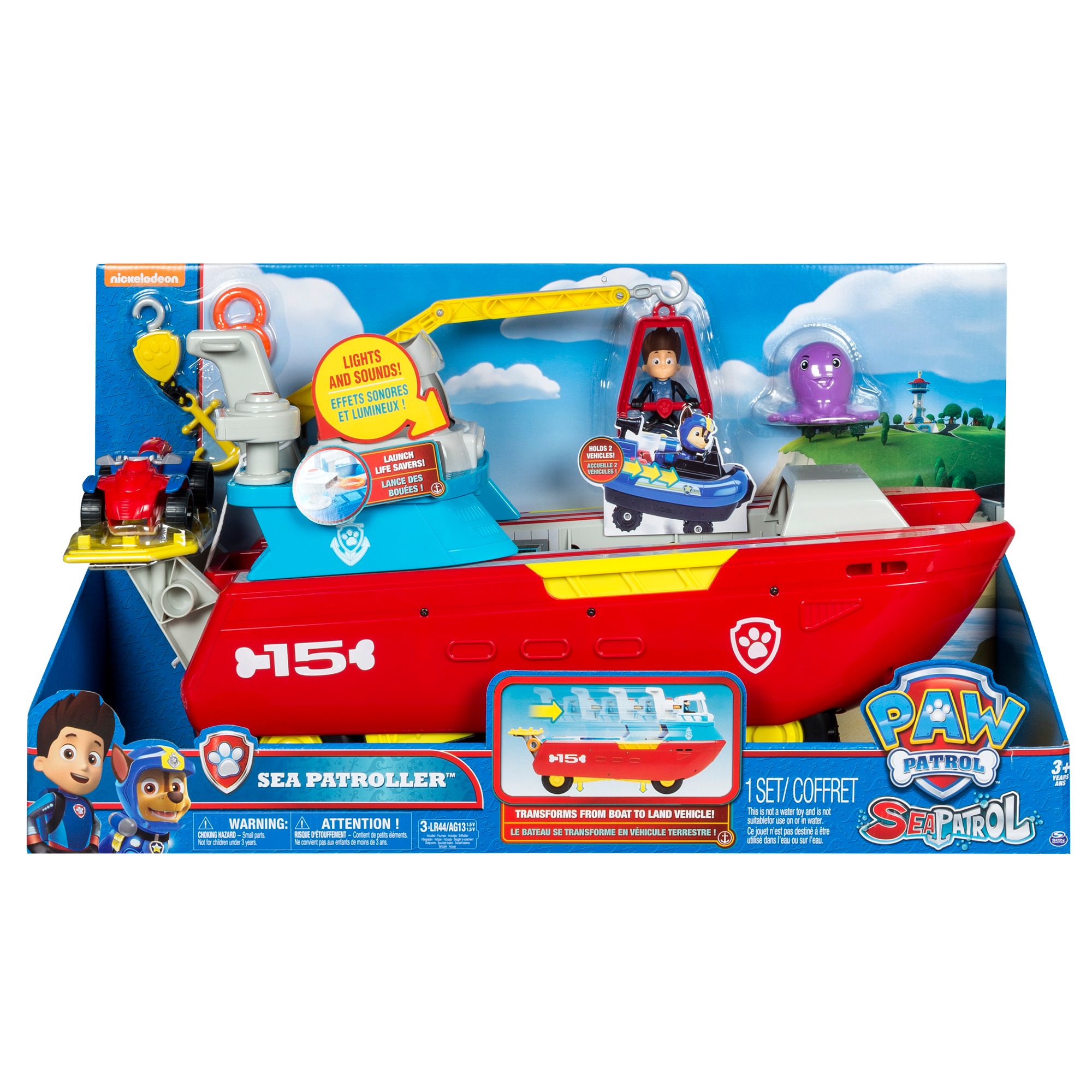 Paw patrol best sale water vehicles