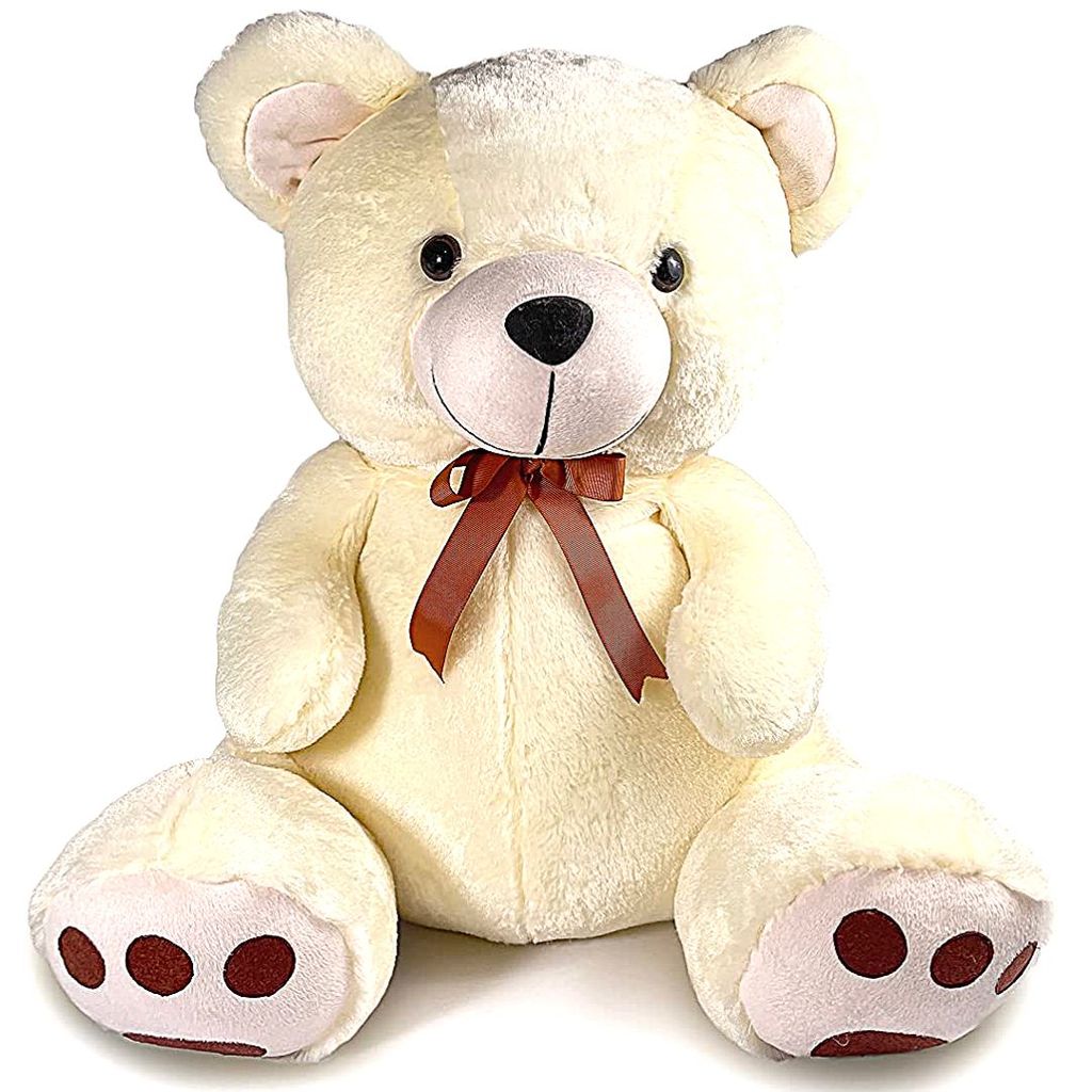 Mirada 55 cm Jumbo Teddy Bear Soft Toy - Butter