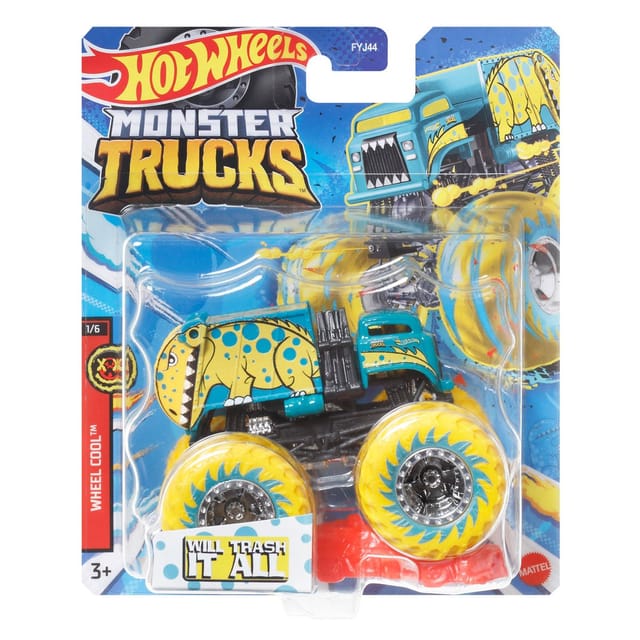 Hot Wheels Monster Trucks Wheel Cool - Will Trash it All