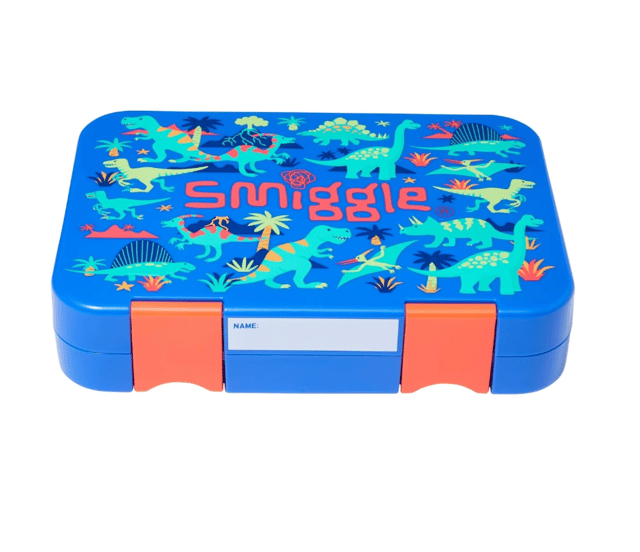 Smiggle Movin Medium Happy Bento Lunchbox Dinosaur