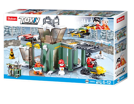 Sluban Building Blocks TOWN Snowfield Rescue