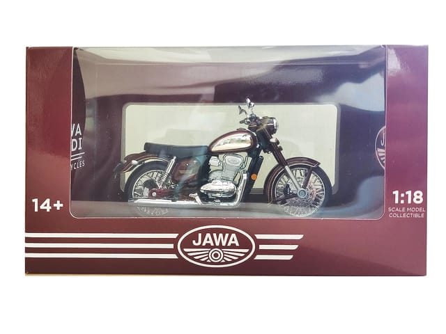 Maisto Diecast 1/18 Jawa Yezdi Motorcycle - Maroon