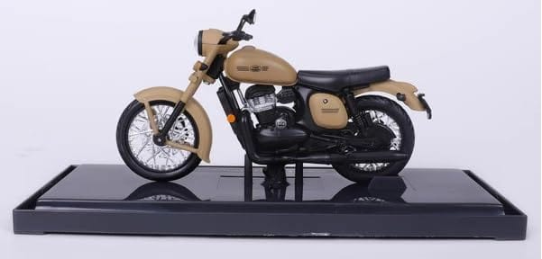 Maisto Diecast 1/18 Jawa Yezdi Motorcycle - Light Brown