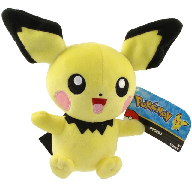 Tomy Pokemon 8" Basic Pichu Plush