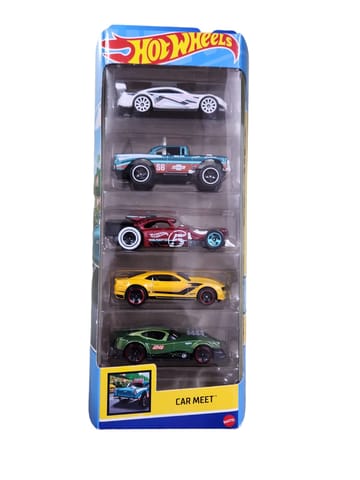 Hot wheels car sales meet 5 pack