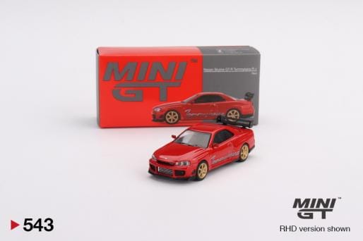 Mini GT Nissan Skyline GT R Tommy Kaira R RZ Edition - Red