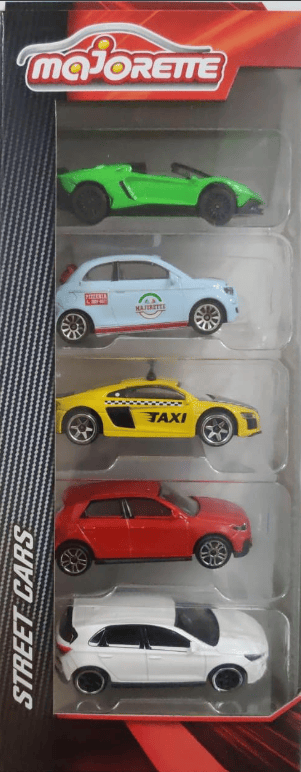 Majorette Street Cars - 5 Car Pack - Set 3