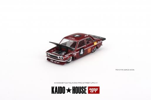 Mini GT Kaido House Datsun 510 Pro Street JPN V1