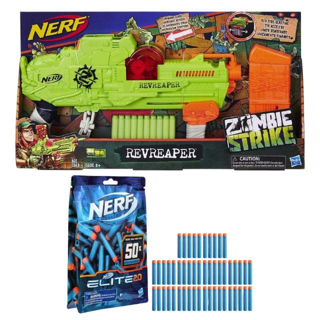 Hasbro NERF Zombie Strike Revreaper Elite 2.0 50 Dart Refill Pack