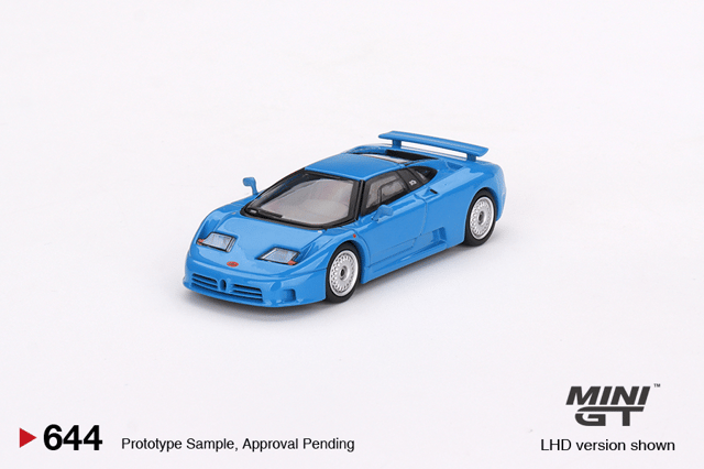 Mini GT Bugatti EB110 GT Blu