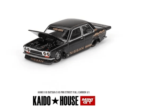 Mini GT Kaido House Datsun 510 Pro Street Full Carbon V1