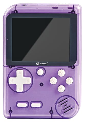 Sameo Dream Boy Retro Handheld Game Console - 500 Games - Ice Purple