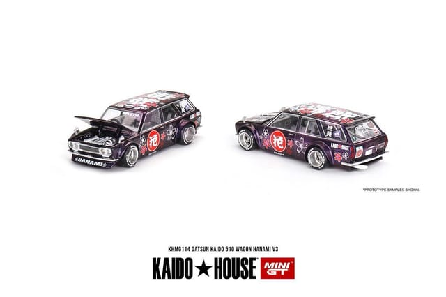 Mini GT Datsun Kaido 510 Wagon Hanami V3