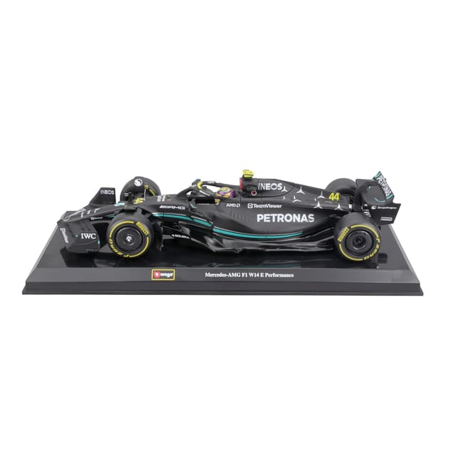 Bburago F1 Mercedes AMG Petronas W14E 2023 Formula 1 Lewis Hamilton 44 Scale 1:24