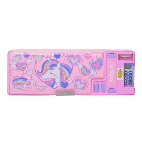 Smiggle Fly High Pop Out Pencil Case Unicorn Pink