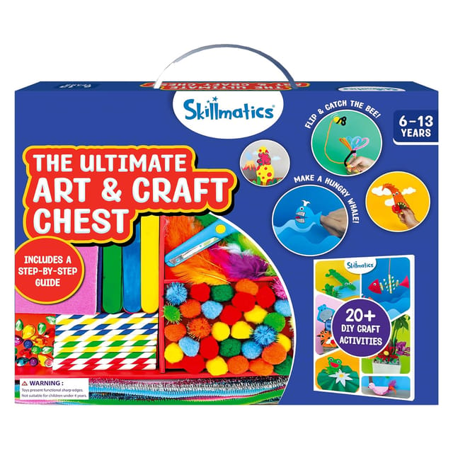 Skillmatics Ultimate Art & Craft Activity Chest DIY Activity Set