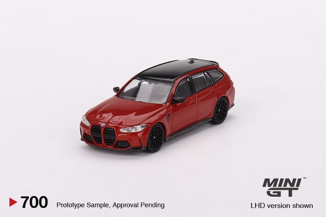 Mini GT BMW M3 Competition Touring (G81) Toronto Red Metallic