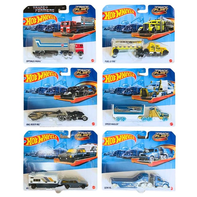 Hot Wheels Truck Fleet 2024 - 6 Vehicles