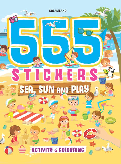 Dreamland  555 Stickers, Sea, Sun and Play Activity & Colouring Book