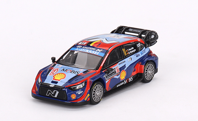 Mini GT Hyundai i20 N Rally1 Hybrid #11 2023 Rally Monte Carlo 3rd Place