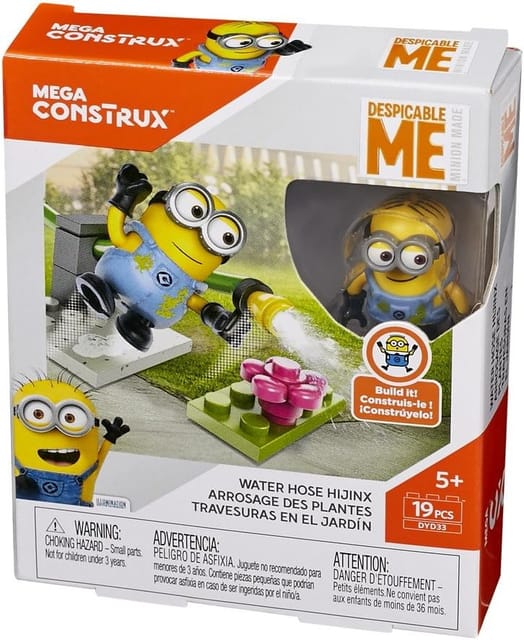 Mega Construx Despicable Me Minion Made Water Hose Hijinx