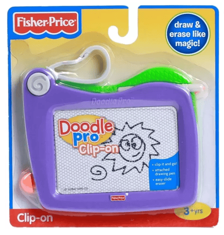 Fisher Price Doodle Pro Clip-On Purple