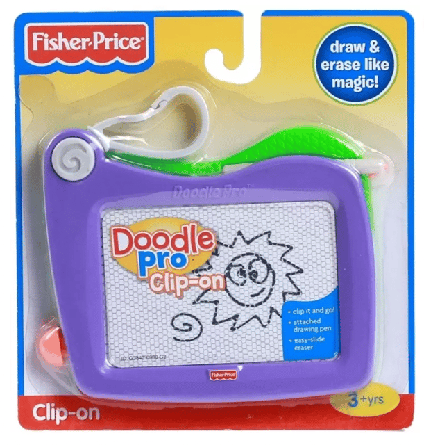 Fisher Price Doodle Pro Clip-On Purple