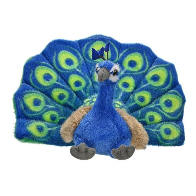 Wild Republic Cuddlekins Mini Peacock 8 Inch