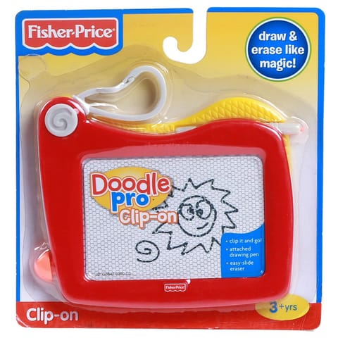 Fisher Price Doodle Pro Clip-On Red