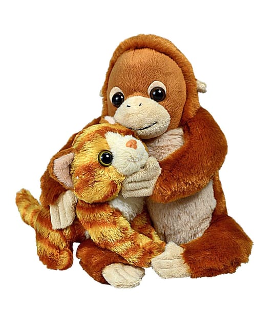 Wild Republic Unlikely Friendships Orangutan and Cat