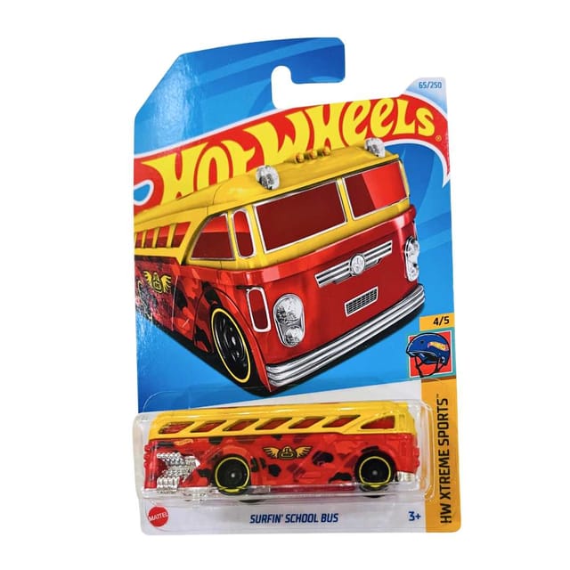 Hot Wheels HW Xtreme Sports Surfin' School Bus