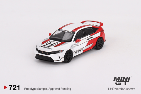 Mini GT Honda Civic Type R2 2023 Pace Car White