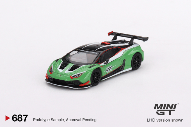 Mini GT Lamborghini Huracan GT3 Evo2 Presentation