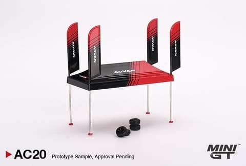 Mini GT Paddock Service Tent Set - ADVAN