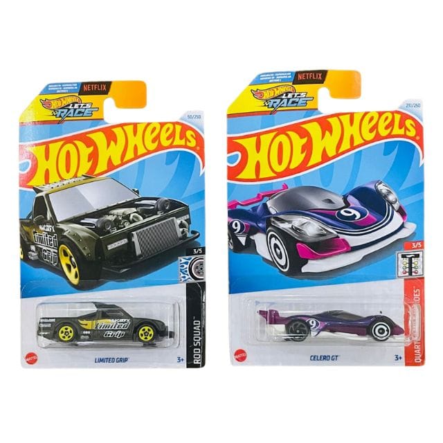 Hot Wheels Rod Squad Limited Grip And Quarter Mile Heroes Celero GT