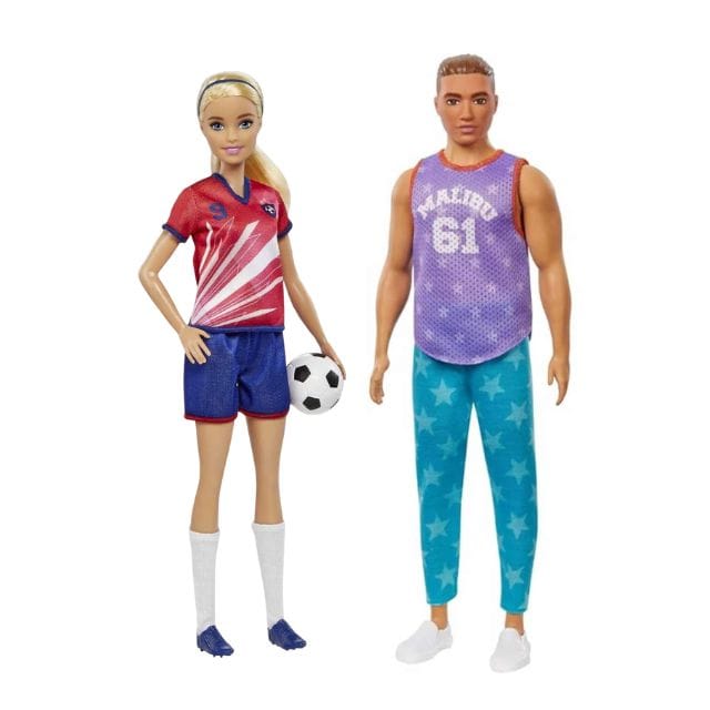 Barbie Fashionistas Doll Ken Malibu 61 And Barbie Soccer Doll