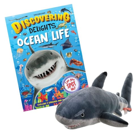 Wild Republic Black Tipped Shark And Dreamland Publications Discovering Delights Ocean Life