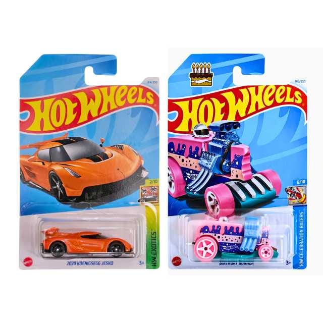 Hot Wheels HW Exotics 2020 Koenigsegg Jesko And Birthday Burner