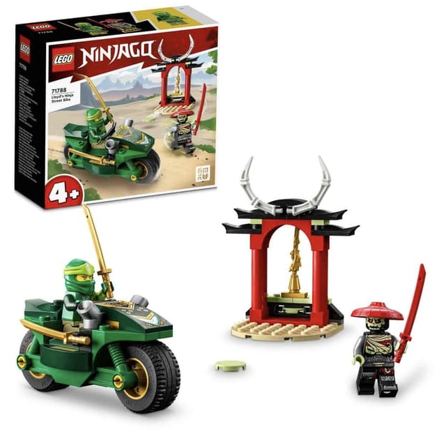 LEGO NINJAGO Lloyd's Ninja Street Bike 71788 Building Toy Set - 64 Pcs