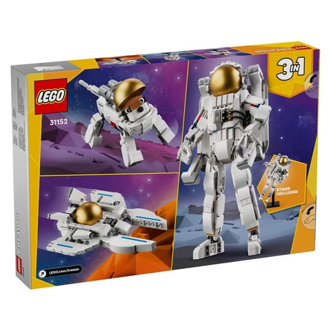 LEGO Creator Space Astronaut 3 in 1 Set 31152 - 647 Pieces