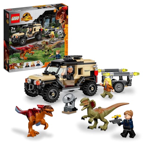 LEGO Jurassic World Pyroraptor & Dilophosaurus Transport 76951 - 254 Pieces