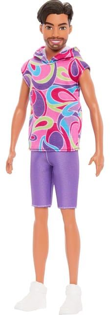 Barbie Fashionistas Ken Doll #227 with Ultra Hair Inspired Outfit