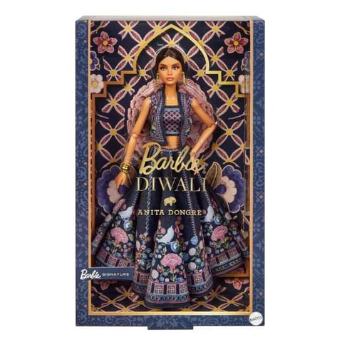 Barbie Signature Diwali Doll By Anita Dongre Wearing Festival Of Lights Look, Holiday Collectible (brand new but packaging slightly damaged)