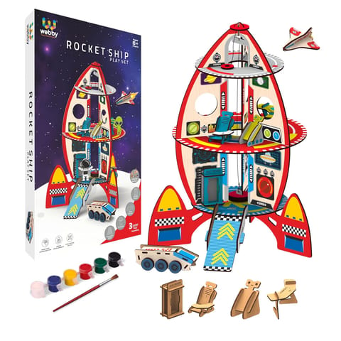 Webby DIY Rocketship Playset