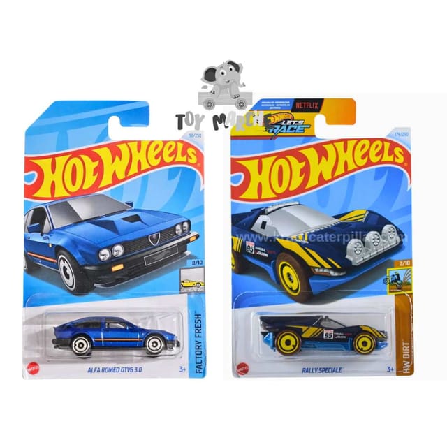 Hot Wheels Factory Fresh Alfa Romeo GTV6 3.0 And HW Dirt Rally Speciale