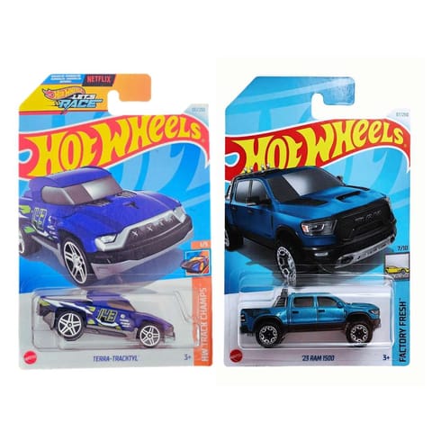 Hot Wheels HW Track Champs Terra Tracktyl And Factory Fresh '23 RAM 1500