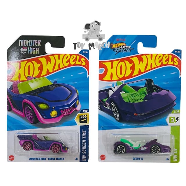 Hot Wheels Monster High Ghoul Mobile And Deora III