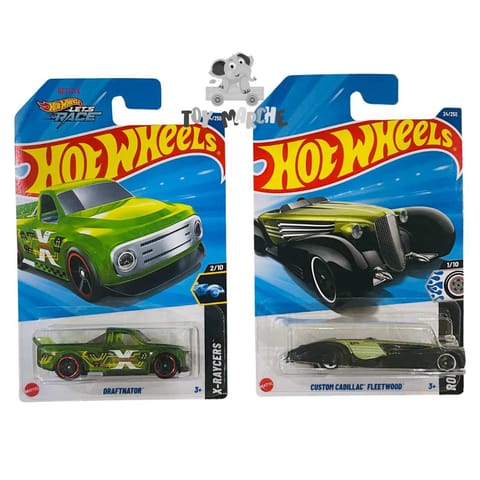 Hot Wheels Rod Squad Custom Cadillac Fleetwood And X-Raycers Draftnator